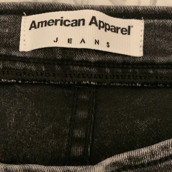 American Apparel Acid Wash Easy Jeans, Medium - Picture 6 of 7
